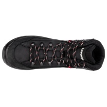 Lowa Hiking Boots Renegade Mid GTX (All-Terrain, Nubuck leather, waterproof) black/ruby red Men